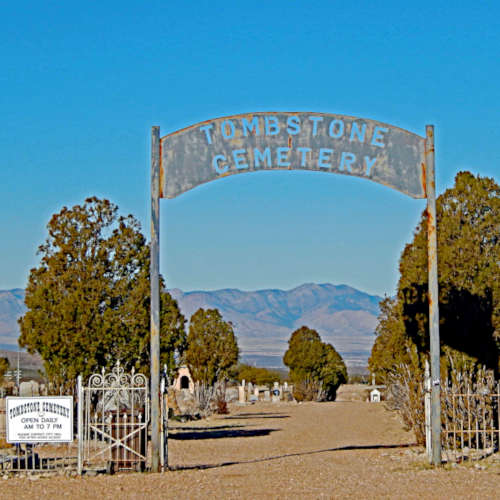 City Cemetery entrance gate